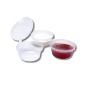 4oz Hinged Sauce Cups 1x500
