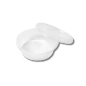 750ml Round Microwave Plastic Containers with Lids 1x200