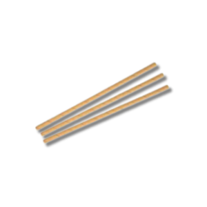 Brown Kraft Compostable Paper Straws (197x6mm) 1x250
