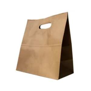 Large Brown Paper Carrier Bags with Punch out Handles (260x140x290mm) 1x250