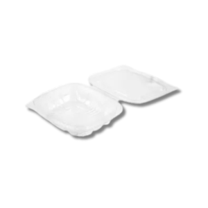 Leaf Hinged Salad Container (250ml) 1x330