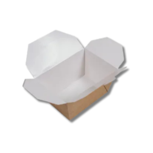 Medium Kraft Takeaway Food Container (97x148x94mm) 1x200