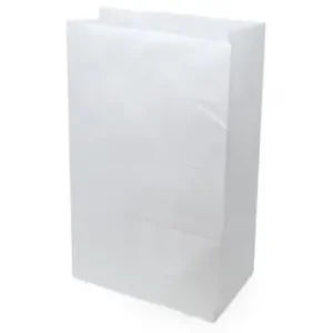 White Large Paper SOS Bags (12”x19”x17”) 1x100